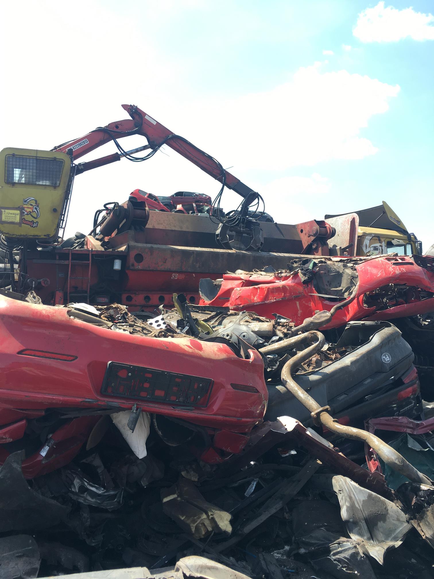 zlomowanie skup sprzedaz pojazdow samochodow MALNIA